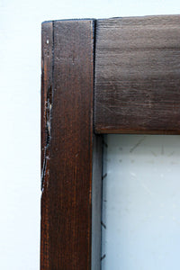 幅604ミリ 2種類の和ガラスでレトロな面持ちのスリムガラス戸 F8577 在庫1枚