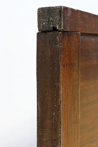 幅604ミリ 2種類の和ガラスでレトロな面持ちのスリムガラス戸 F8577 在庫1枚