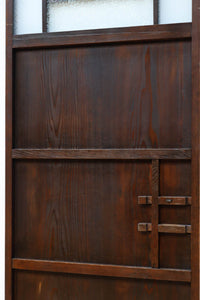 幅604ミリ スリム幅!! 透かし板が風情を添えるガラス戸 F8580 在庫1枚