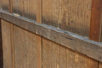 可憐な梅の花が咲く景色を描いた時代感滲む板絵戸セット F8583 在庫2枚一組