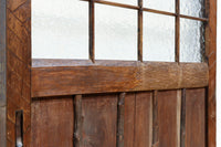 幅853ミリ 古色の風合いが素敵なレトロモダンなガラス戸 F8584 在庫1枚