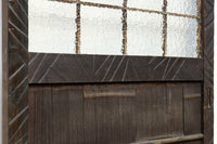 幅853ミリ 古色の風合いが素敵なレトロモダンなガラス戸 F8584 在庫1枚