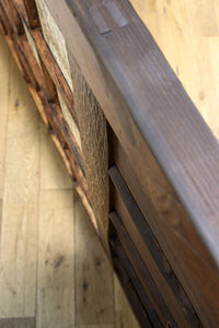 幅853ミリ 古色の風合いが素敵なレトロモダンなガラス戸 F8584 在庫1枚