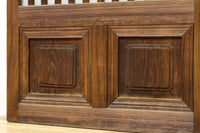 角太格子の堅牢感と上質さがあるスリガラス入りガラス戸 F8585 在庫1枚