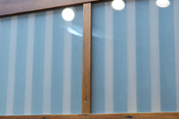 角太格子の堅牢感と上質さがあるスリガラス入りガラス戸 F8585 在庫1枚