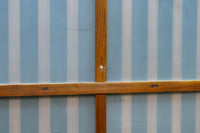 角太格子の堅牢感と上質さがあるスリガラス入りガラス戸 F8585 在庫1枚