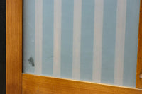 角太格子の堅牢感と上質さがあるスリガラス入りガラス戸 F8585 在庫1枚