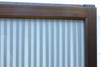 幅900ミリ高さ1877ミリ 珍品‼ 格子から優しい明かりが差し込むスリガラス入り背高いガラス戸 F8588 在庫2枚