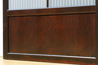 幅900ミリ高さ1877ミリ 珍品‼ 格子から優しい明かりが差し込むスリガラス入り背高いガラス戸 F8588 在庫2枚