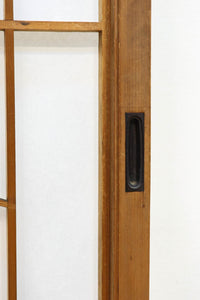 幅878ミリ 竹林の虎と龍を描いた迫力ある眺めの障子戸セット F8590 在庫4枚1組