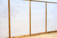 幅878ミリ 竹林の虎と龍を描いた迫力ある眺めの障子戸セット F8590 在庫4枚1組