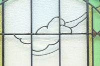 幅888ミリ 柔らかな色使いで描く美しい眺めのガラス戸 F8591 在庫1枚