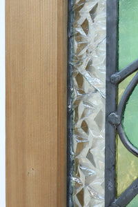 幅888ミリ 柔らかな色使いで描く美しい眺めのガラス戸 F8591 在庫1枚