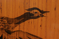 鷹と雉と梅の縁起良い板絵戸セット F8593 在庫2枚1組