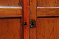 鷹と雉と梅の縁起良い板絵戸セット F8593 在庫2枚1組