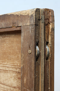 鷹と雉と梅の縁起良い板絵戸セット F8593 在庫2枚1組