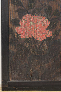 幅860ミリ 東海道から望む富士を描いたのか風情漂う素晴らしい板絵戸セット F8594 在庫2枚1組