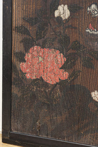 幅860ミリ 東海道から望む富士を描いたのか風情漂う素晴らしい板絵戸セット F8594 在庫2枚1組