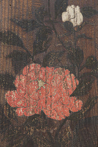 幅860ミリ 東海道から望む富士を描いたのか風情漂う素晴らしい板絵戸セット F8594 在庫2枚1組