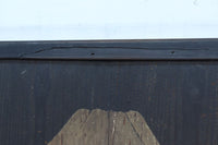 幅860ミリ 東海道から望む富士を描いたのか風情漂う素晴らしい板絵戸セット F8594 在庫2枚1組