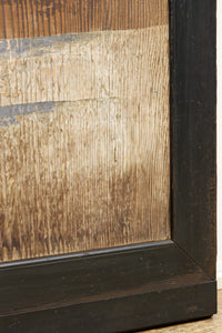 幅888ミリ 二羽の小鳥がもみじの周りで戯れる板絵戸 F8595 在庫1枚