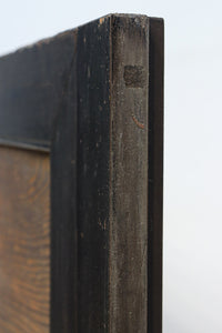 幅888ミリ 二羽の小鳥がもみじの周りで戯れる板絵戸 F8595 在庫1枚