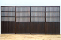 幅897ミリ 面取りされた格子で風合い豊かな格子戸 F8599 在庫1枚