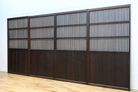 幅897ミリ 面取りされた格子で風合い豊かな格子戸 F8599 在庫1枚