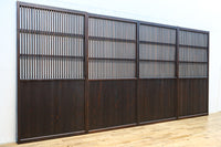 幅897ミリ 面取りされた格子で風合い豊かな格子戸 F8599 在庫1枚