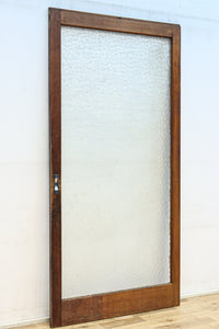 幅883ミリ 大判のプレスガラスで開放感溢れるレトロガラス戸 F8601 在庫4枚