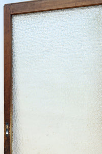 幅883ミリ 大判のプレスガラスで開放感溢れるレトロガラス戸 F8601 在庫4枚