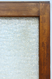 幅883ミリ 大判のプレスガラスで開放感溢れるレトロガラス戸 F8601 在庫4枚