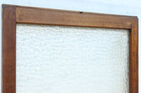 幅883ミリ 大判のプレスガラスで開放感溢れるレトロガラス戸 F8601 在庫4枚