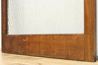 幅883ミリ 大判のプレスガラスで開放感溢れるレトロガラス戸 F8601 在庫4枚