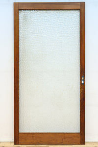 幅883ミリ 大判のプレスガラスで開放感溢れるレトロガラス戸 F8601 在庫4枚