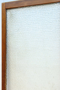 幅883ミリ 大判のプレスガラスで開放感溢れるレトロガラス戸 F8601 在庫4枚