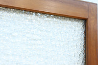 幅883ミリ 大判のプレスガラスで開放感溢れるレトロガラス戸 F8601 在庫4枚