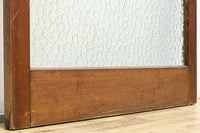 幅883ミリ 大判のプレスガラスで開放感溢れるレトロガラス戸 F8601 在庫4枚