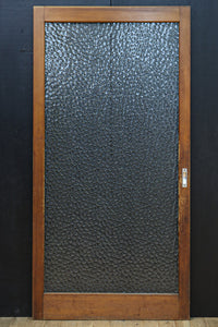 幅883ミリ 大判のプレスガラスで開放感溢れるレトロガラス戸 F8601 在庫4枚