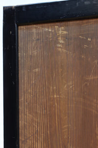 小菊と白梅の花で華やかな板絵戸セット F8602a 在庫2枚1組