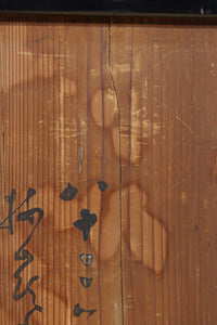 牡丹と白梅の花で上品な板絵戸セット F8602b 在庫2枚1組