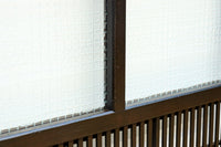 幅668ミリ スリム幅!! 繊細な格子と幾何学模様の型ガラスが華やかな大阪格子戸 F8604 在庫3枚