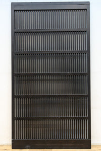 幅953ミリ 平格子が美しく並ぶ全面幅広格子戸 F8606 在庫1枚