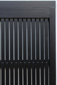 幅953ミリ 平格子が美しく並ぶ全面幅広格子戸 F8606 在庫1枚