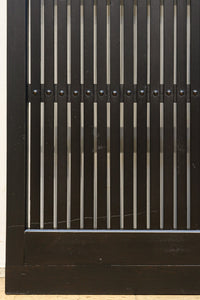 幅953ミリ 平格子づくりで風格のある全面幅広格子戸 F8607 在庫3枚