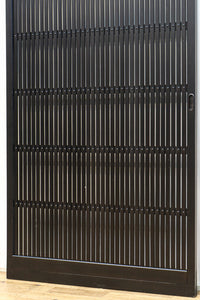 幅953ミリ 平格子づくりで風格のある全面幅広格子戸 F8607 在庫3枚