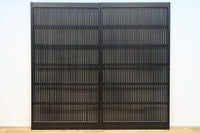 幅953ミリ 平格子づくりで風格のある全面幅広格子戸 F8607 在庫3枚