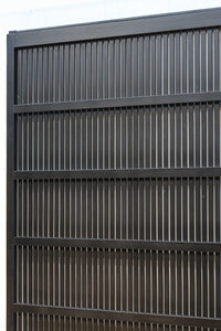 幅953ミリ 平格子づくりで風格のある全面幅広格子戸 F8607 在庫3枚