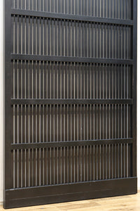 幅953ミリ 平格子づくりで風格のある全面幅広格子戸 F8607 在庫3枚