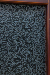 昭和レトロ!! 色ガラスの配色が爽やかなガラス戸 F8613 在庫2枚